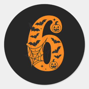 67 Halloween passende Zwillingsjungen Mädchen Brüd Runder Aufkleber