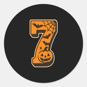 67 Halloween passende Zwillingsjungen Mädchen Brüd Runder Aufkleber