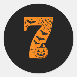 67 Halloween passende Zwillingsjungen Mädchen Brüd Runder Aufkleber