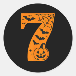 67 Halloween passende Zwillingsjungen Mädchen Brüd Runder Aufkleber