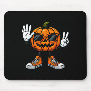 67 Halloween Pumpkin Funny Brainrot Meme Kids Six Mousepad