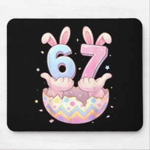 67 Hasen-Ei für Kinder Mädchen Junge Frauen Jugend Mousepad