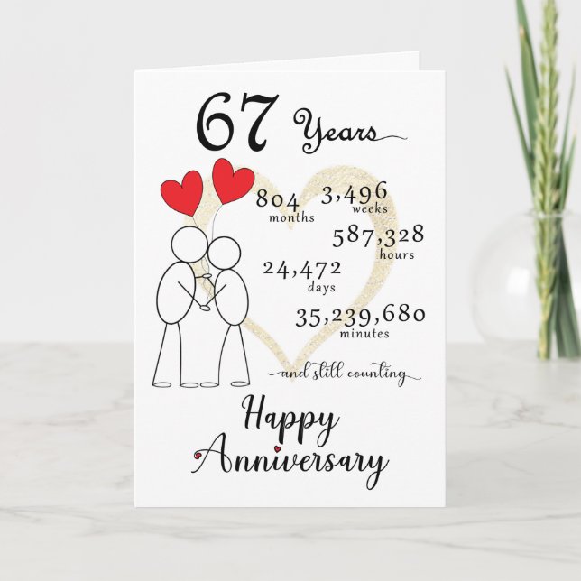 67. Hochzeitskarte mit Herzblasen Dankeskarte (Vorderseite)