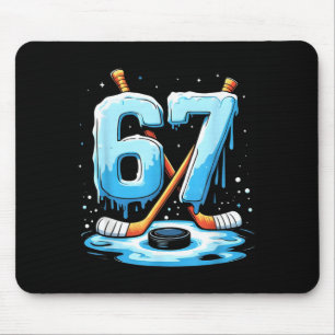 67 Hockey Eiscreme-Drip Gen Alpha-Slang Jungen Män Mousepad