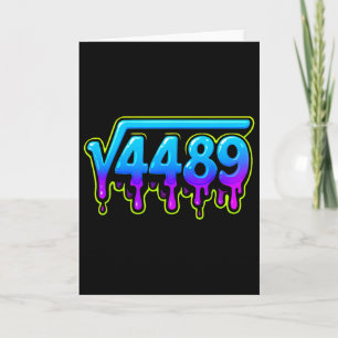 67 Ice Meme Quadratwurzel 4489 Slang Mathelehrer  Karte