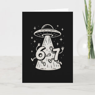 67 Internet Meme UFO Sechs Sieben Viraler Trend Ge Karte