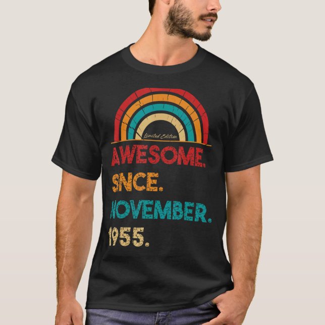 67 Jahre alt Phantastisch seit November 1955 67. G T-Shirt (Vorderseite)