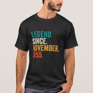 67 Jahre alte Legende seit November 1955 67. Gebur T-Shirt