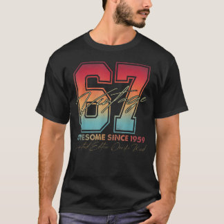 67 Jahre alte limitierte Auflage von 1959 67. T-Shirt