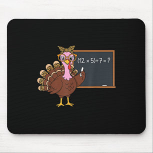 67 Lehrer Erntedankfest Truthahn Sechs Sieben Meme Mousepad