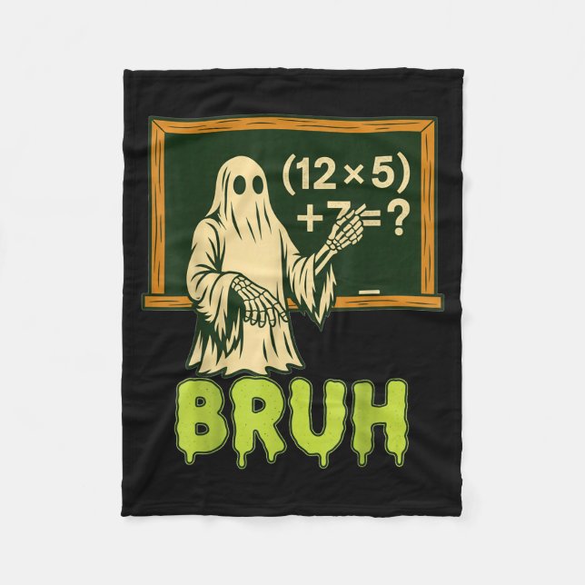 67 Lehrer Halloween Geist Sechs Sieben Meme Brainr Fleecedecke (Vorderseite)