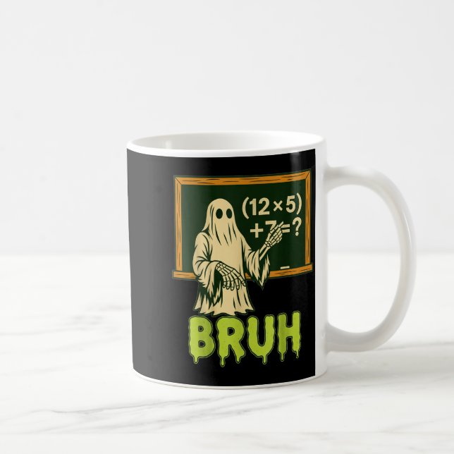 67 Lehrer Halloween Geist Sechs Sieben Meme Brainr Kaffeetasse (Rechts)