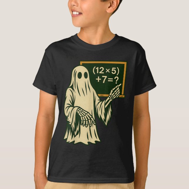67 Lehrer Halloween Geist Sechs Sieben Meme Brainr T-Shirt (Vorderseite)