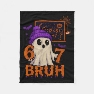 67 Lehrer Halloween Geist Sechs Sieben Meme Mathe Fleecedecke