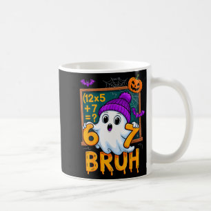 67 Lehrer Halloween Geist Sechs Sieben Meme Mathe  Kaffeetasse