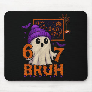 67 Lehrer Halloween Geist Sechs Sieben Meme Mathe  Mousepad