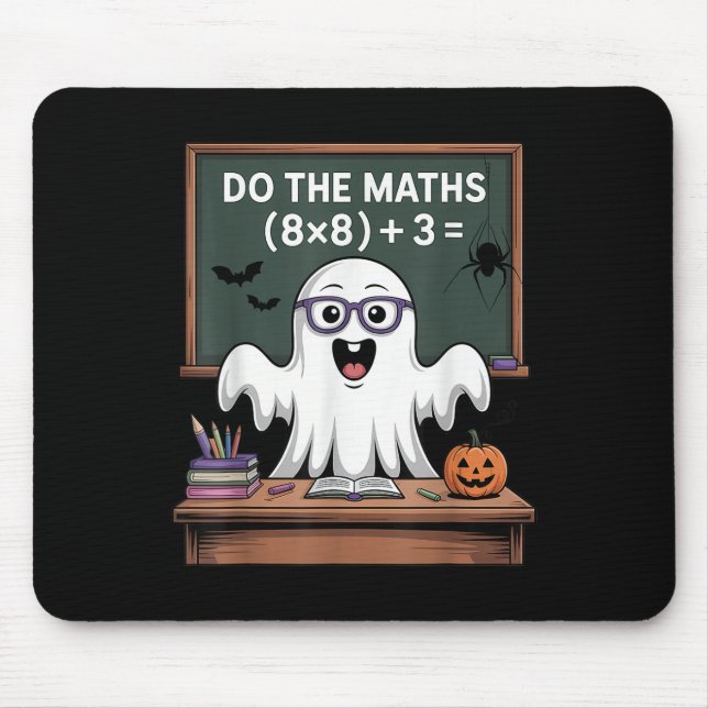 67 Lehrer Halloween Geist Six Seven Meme Mach den  Mousepad (Vorne)