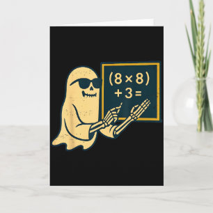 67 Lehrer Halloween Skelett Geist Six Seven Meme Karte