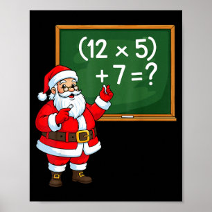 67 Lehrer Weihnachten Santa Sechs Sieben Meme Brai Poster
