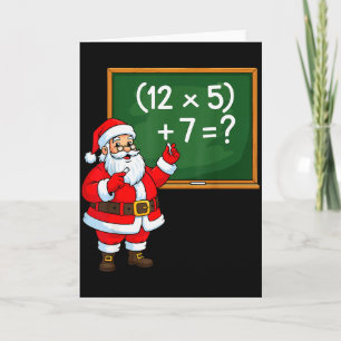 67 Lehrer Weihnachten Santa Six Seven Meme Brainro Karte