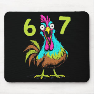 67 Lustige Hühner Meme Six Seven Gamer Humor Gesch Mousepad