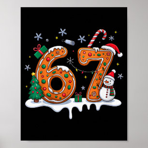 67 Lustige Lebkuchen-Weihnachtsplätzchen Männer Fr Poster