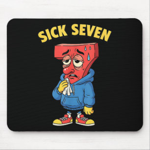 67 Lustige Männer Frauen Six Seven Humor Meme Brai Mousepad