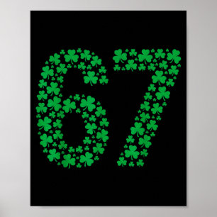 67 Lustige Six Seven Gen Meme Glückliche Vibes St. Poster