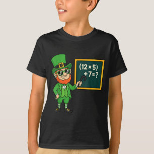 67 Lustige St Patricks Day Mathelehrer Meme Six Se T-Shirt