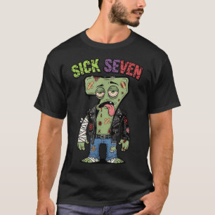 67 Lustige Zombie Sechs Sieben Humor Meme Brainrot T-Shirt