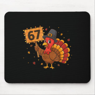 67 Lustiger Erntedankfest Truthahn Meme Six Seven Mousepad