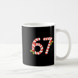 67 Mas Meme Candy Cane Six Seven Kinder Männer Fra Kaffeetasse