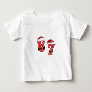 67 Mason Let's Get Sandy Weihnachten 67 Meme Funny Baby T-shirt