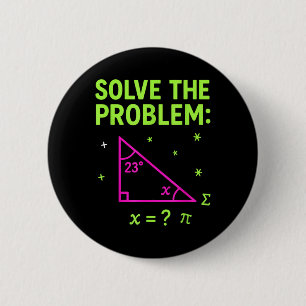67 Mathe-Meme Löse das Problem Lustige Lehrer Stud Button