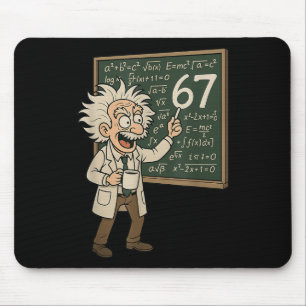 67 Mathe-Meme Lustiger Professor Genie Tafel  Mousepad