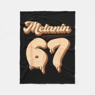 67 Melanin-Königinnen später Schwarze Illustration Fleecedecke