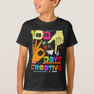67 Meme 100 Tage Schule Kreative Kinder Lehrer T-Shirt