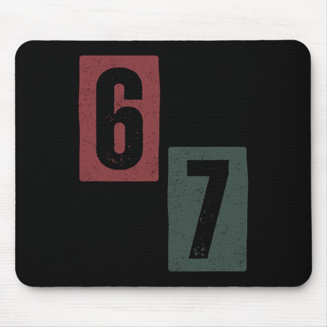 67 Meme 1  Mousepad (Vorne)