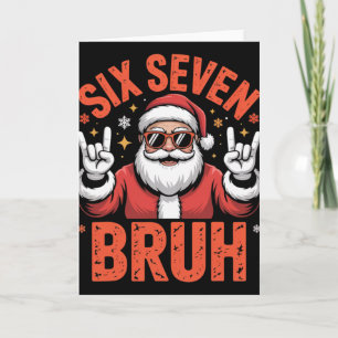 67 Meme 6 7 Lustiger Weihnachtsmann Weihnachten Se Karte