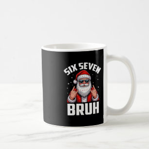 67 Meme 6 7 Lustiges Weihnachten Santa Rock On Six Kaffeetasse