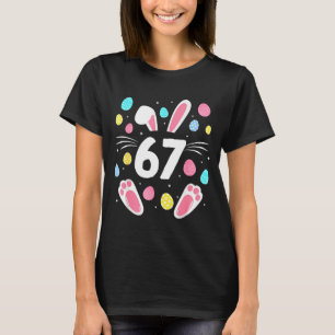 67 Meme 6 7 Sechs Sieben Osterhase Kinder Jungen M T-Shirt