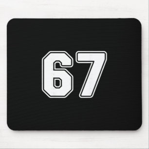 67 Meme 6 7 Zahlen Sechs Sieben Lustige Jungen Kin Mousepad