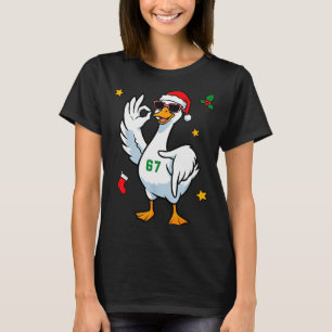 67 Meme Alberner Gans 6 7 Lustiges Sechs Sieben We T-Shirt