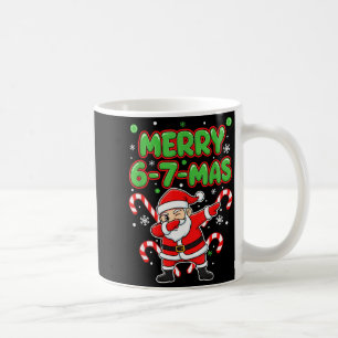 67 Meme Alpha Gen Slang Frohe 6-7-mas Santa Christ Kaffeetasse