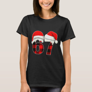 67 Meme Brainrot Lustige Weihnachten Kariert Xmas T-Shirt