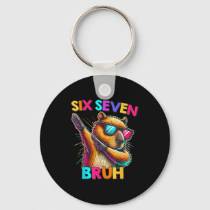 67 Meme Capybara Six Seven Bruh Capybara Kinder Ju Schlüsselanhänger