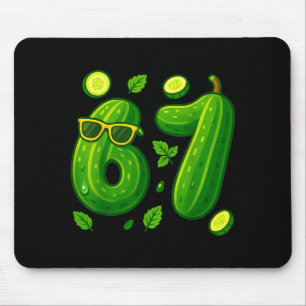 67 Meme Ckle Lustig Six Seven Cuber 6 7 Gen Alpha Mousepad