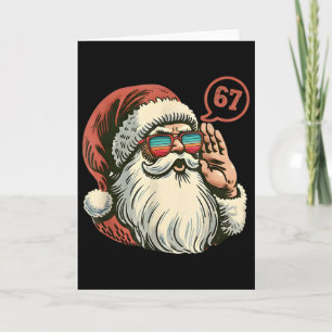 67 Meme Cooler Weihnachtsmann Retro Weihnachtsmann Karte
