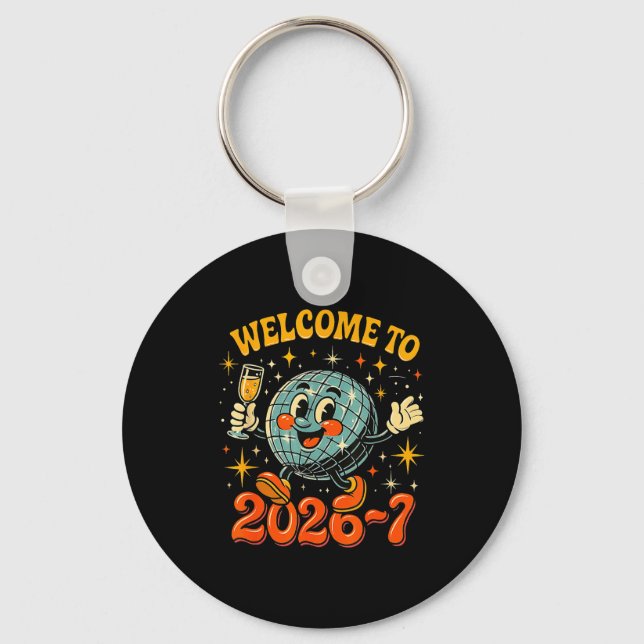 67 Meme Countdown Happy New Year Funny Drip Number Schlüsselanhänger (Vorderseite)