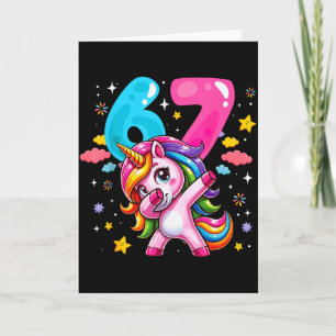67 Meme Einhorn für Mädchen Sechs Sieben Meme Brai Karte